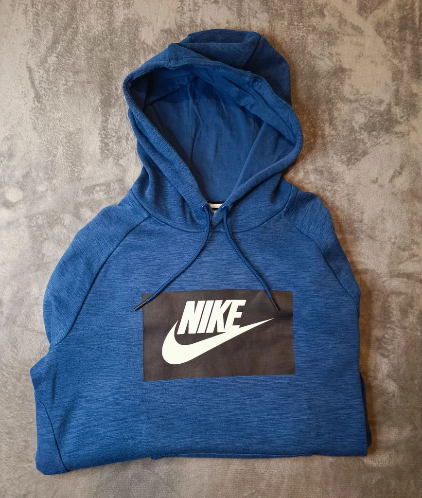 Nike pullover hoodie size M in very good condition, blue colorway – photo 6